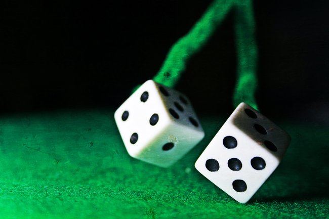 Cover image for The odds of it, rolling the dice of life.