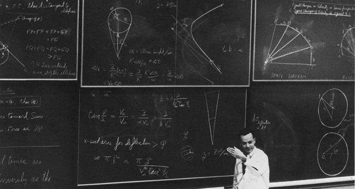 richard feynman in class